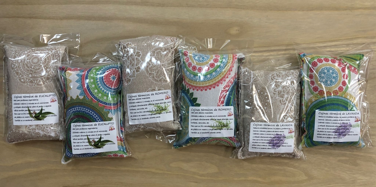 Lote 6 cojines térmicos grandes